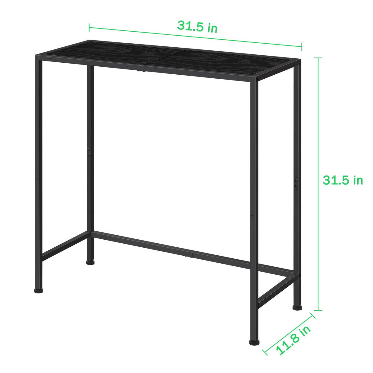 Console Table for Entryway Small Tables, Black Narrow Console Hallway Table Living Room Furniture, Thin Side Table Back of Sofa Skinny Behind Couch Table, Entrance Table for Entryway Foyer Bedroom NOVIMANGO