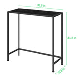 Console Table for Entryway Small Tables, Black Narrow Console Hallway Table Living Room Furniture, Thin Side Table Back of Sofa Skinny Behind Couch Table, Entrance Table for Entryway Foyer Bedroom NOVIMANGO