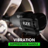 FLEX 24V Brushless Cordless 1/2-Inch 1,150 Ft-Lbs High Torque Impact Wrench Kit with 5.0Ah Lithium Battery and 160W Fast Charger - FX1471-1C FLEX