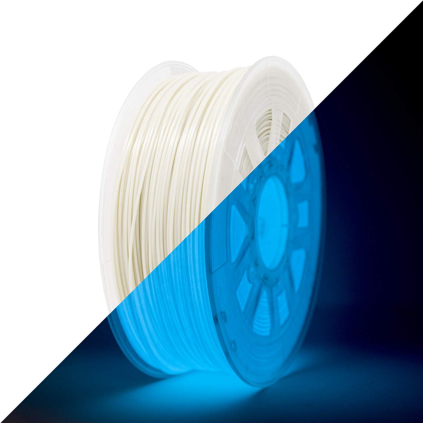 Gizmo Dorks Low Odor ABS 3D Printer Filament 1.75mm 1kg, Glow in The Dark Blue - WoodArtSupply