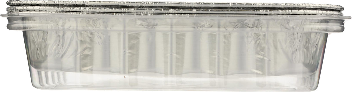 HANDI FOIL Cook n Carry Square Cake Pan with Lid, 3 CT Handi-Foil
