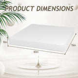 PayLessHere 10 Inch Mattress Green Tea Memory Foam Mattress CertiPUR-US Certified,Removable Soft Cover,Fiberglass Free,King mattresses for Bed Frame, Bunk Bed, Trundle, Daybed,White PayLessHere