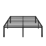 ZINUS Van 16 Inch King Metal Platform Bed, Steel Slat Support, No Box Spring Needed, Eco Friendly WonderBox Packaging, Easy Assembly, Black ZINUS