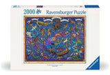 Ravensburger Constellations Jigsaw Puzzle - 2000 Piece Stellar Zodiac Map Puzzle | Unique Softclick Technology | Bright, Glare-Free Pieces | Thoughtful Gift for Puzzle Lovers Ravensburger