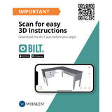 Whalen® Lagron 60" W Wood L-Shaped Corner Desk, Arctic White/Shadow Gray Whalen