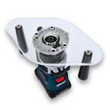 WOOD GRAIN JUNKIE TrimFit Pro DUAL GRIP Router Base Plate, Pre-Drilled for Bosch Colt 18V Cordless Compact Router GKF18V-25 Wood Grain Junkie