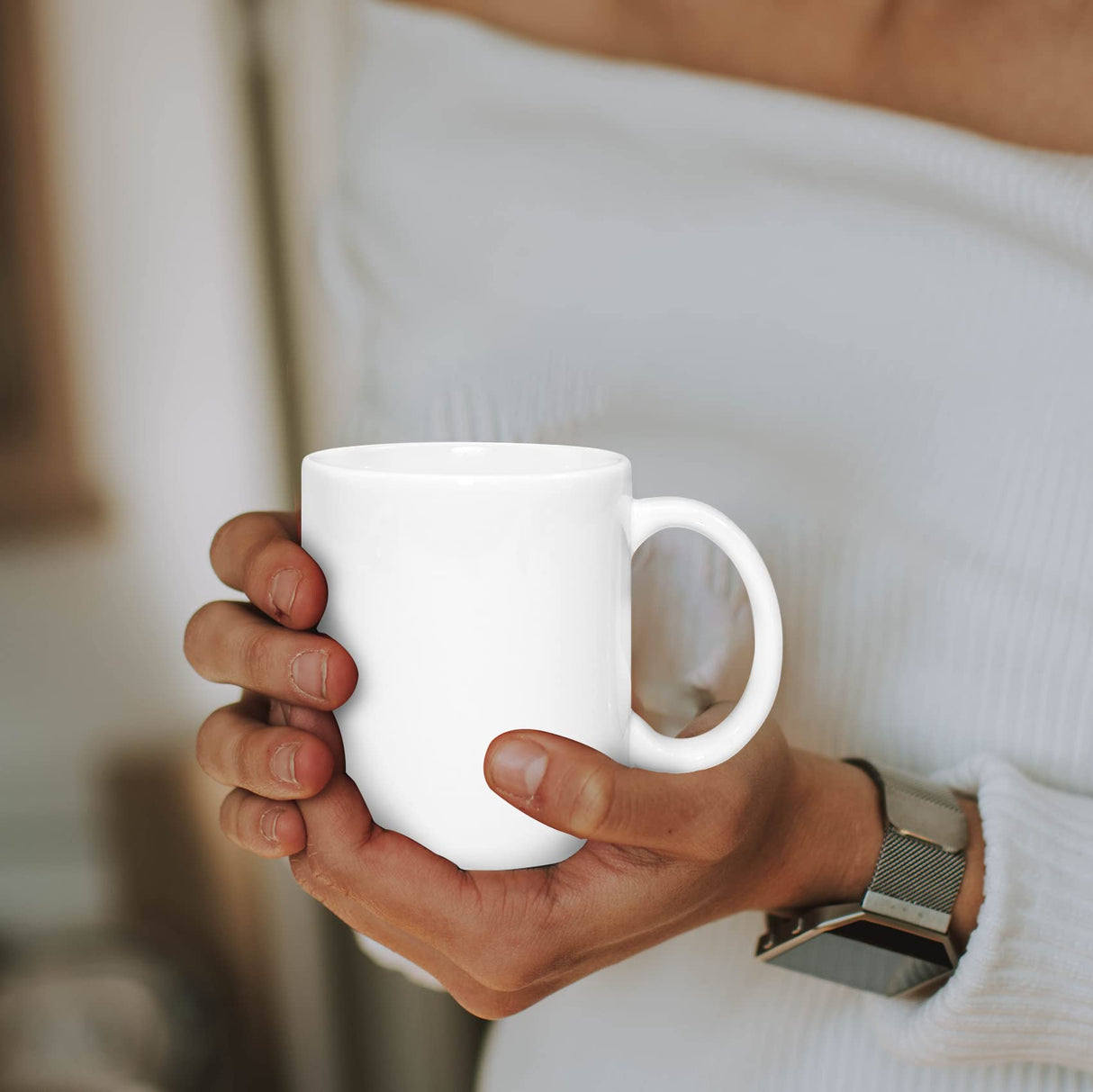 MR.R Set of 36 Sublimation Blanks Dishwasher White Ceramic Coffee Mugs 11oz Blank Ceramic Classic Drinking Cup Mug For Milk Tea Cola Water MR.R