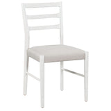 LUMISOL Solid Wood 7 Piece Kitchen Table Set with Chairs Farmhouse Extendable Dining Room Table Set with Storage Drawer for 6, Brown+White LUMISOL