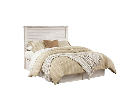 Willowton Cottage Farmhouse Queen Panel Headboard in Whitewash by Signature Design by Ashley Signature Design by Ashley