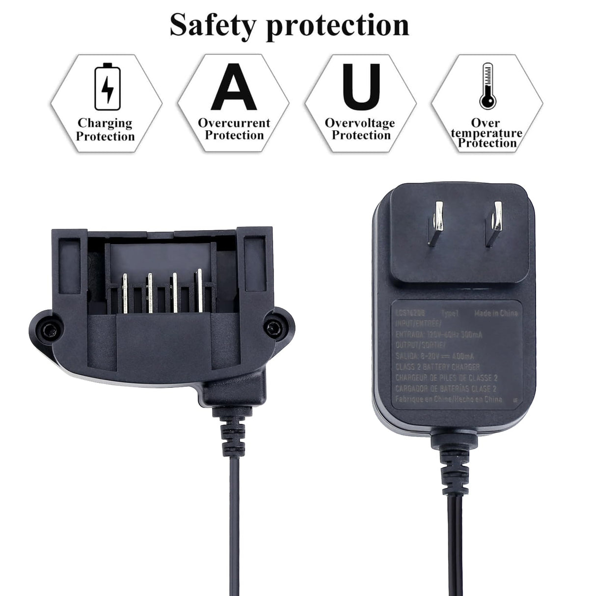 LCS1620B Replacement for Black and Decker 20V Lithium Battery Charger, Compatible with Black and Decker 12V and 20V MAX Battery LBXR20 zyystarttogo