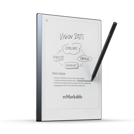 reMarkable Starter Bundle – reMarkable 2 is The Original Paper Tablet | Includes Black and White 10.3” Writing Tablet, Marker Plus Pen with Built-in Eraser reMarkable