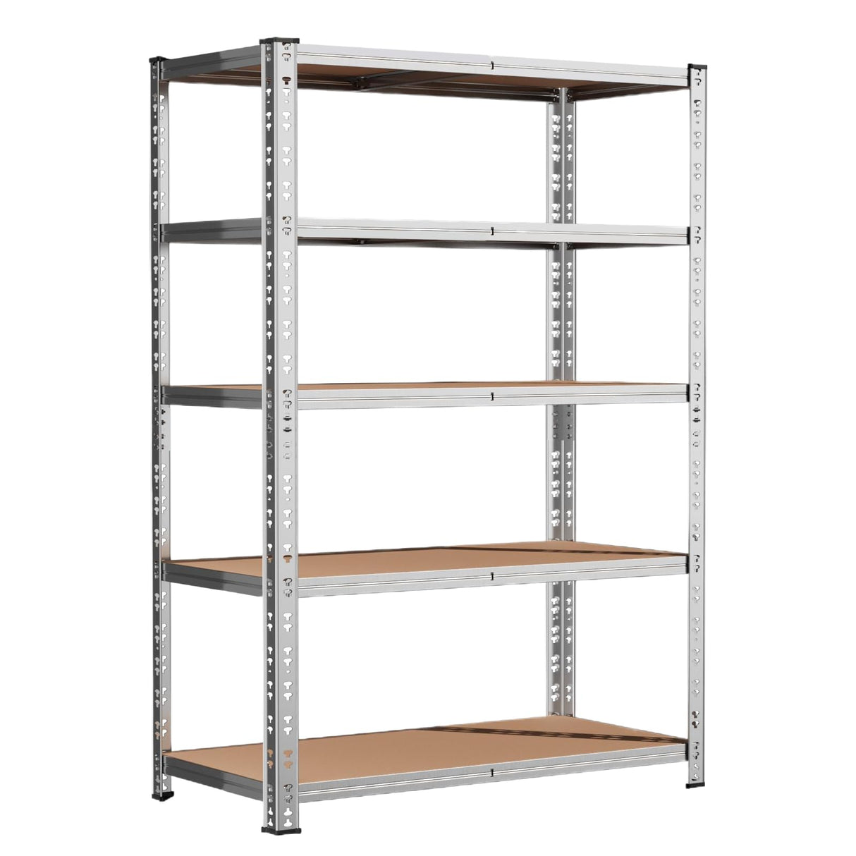 ZEUKMXOO 2200LBS Garage Storage Shelving Unit, 70.8''H 5-Tier Heavy Duty Storage Shelves, Adjustable Utility Shelf, Metal Rack for Basment Pantry Closet, Garage ZEUKMXOO