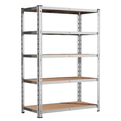 ZEUKMXOO 2200LBS Garage Storage Shelving Unit, 59" H 5-Tier Heavy Duty Storage Shelves, Adjustable Utility Shelf, Metal Rack for Basment Pantry Closet, Garage ZEUKMXOO
