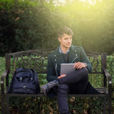 FDW 50" Patio Garden Bench Park Yard Outdoor Furniture Steel Frame Porch Chair FDW