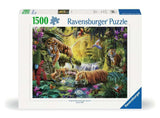 Ravensburger Tranquil Tigers 1500 Piece Jigsaw Puzzle for Adults - 12000696 - Handcrafted Tooling, Made in Germany, Every Piece Fits Together Perfectly Ravensburger