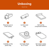 PayLessHere Twin Mattress 12 Inch Gel Memory Foam Mattress with Breathable & Washable Soft Fabric Zippered Cover,Supportive & Pressure Relief Bed Mattress,CertiPUR-US Certified,White,Fiberglass Free PayLessHere