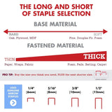 Arrow ET501C Cordless 5-In-1 Professional Staple and Nail Gun, Battery Powered Wire Stapler and Brad Nailer for Upholstery, Framing, Roofing, Crafts, Fencing, Cable, Black/Red Arrow