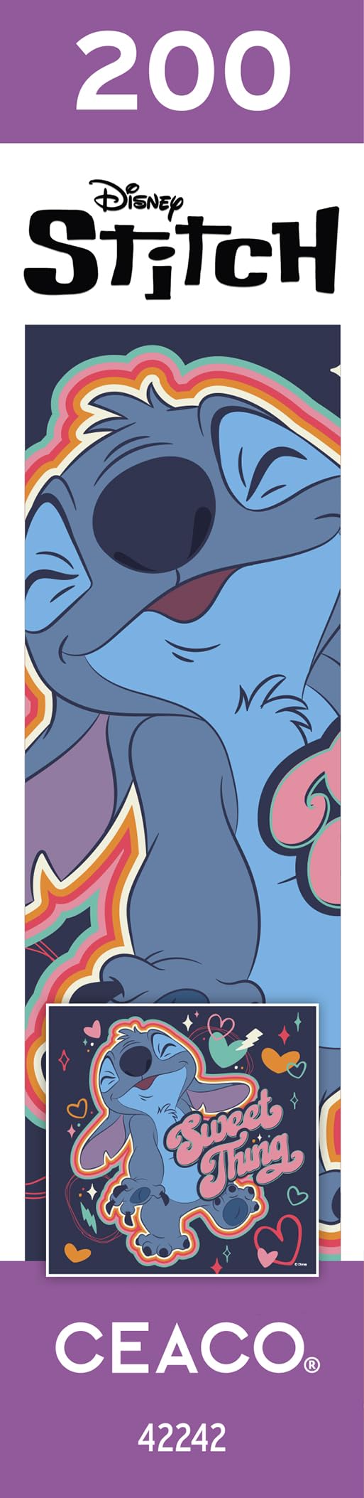 Ceaco - Disney - Stitch - Sweet Thing - 200 Piece Jigsaw Puzzle Ceaco