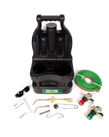 ESAB Victor 0384-0945 G150 J-P Light Duty Gas Welding Outfit Tote Kit Without Tanks, R150-200/R150-540 Gas Regulators, 103-01FP Torch Handle, Striker, 12.5' - 3/16" Hose, Goggles, Tank Key Victor