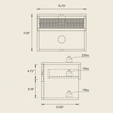 MoomJiee Rattan Floating Nightstands Set of 2, Wall Mounted End Table with Drawer and Open Compartment Modern Wood Bedside Night Stand Storage Cabinet for Bedroom Living Room, Natural Oak MoomJiee