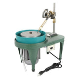 Gem Faceting Machine, 180W 110V Jewelry Gem Faceting Polisher Machine Flat Grinder Lapidary Cutter Polisher, 2800RPM Gemstone Grinding Maker for Carving Jade Stone Wood Gold Crafts GOSHET