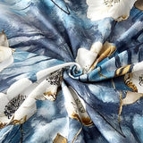 Cupocupa King Size Comforter Set - Floral Boho Bedding Comforter Set, Soft Reversible Botanical Comforters 3 Pieces 2 Pillow Shams for King Size Bed, Aesthetic Bedding. Cupocupa