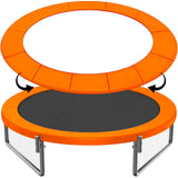 LOYNYE 12FT 14FT 15FT Trampoline Pad Replacement Upgraded Trampoline Spring Cover, Foam Trampoline Safety Padding Round, Waterproof Tear-Resistant, No Holes for Pole LOYNYE