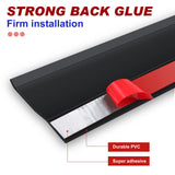 Weatherproofing Garage Door Seals Top and Sides Seal Strip PVC Garage Door Weather Stripping with Screws(Black, 50 ft) Nuogo