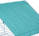 71" x 30" NO Rust Galvanized Steel Foldable Outdoor Chicken Coop Run Metal Pet Hutch Enclosure Small Animal Playpen Waterproof Cover for Rabbits Chickens Mcage