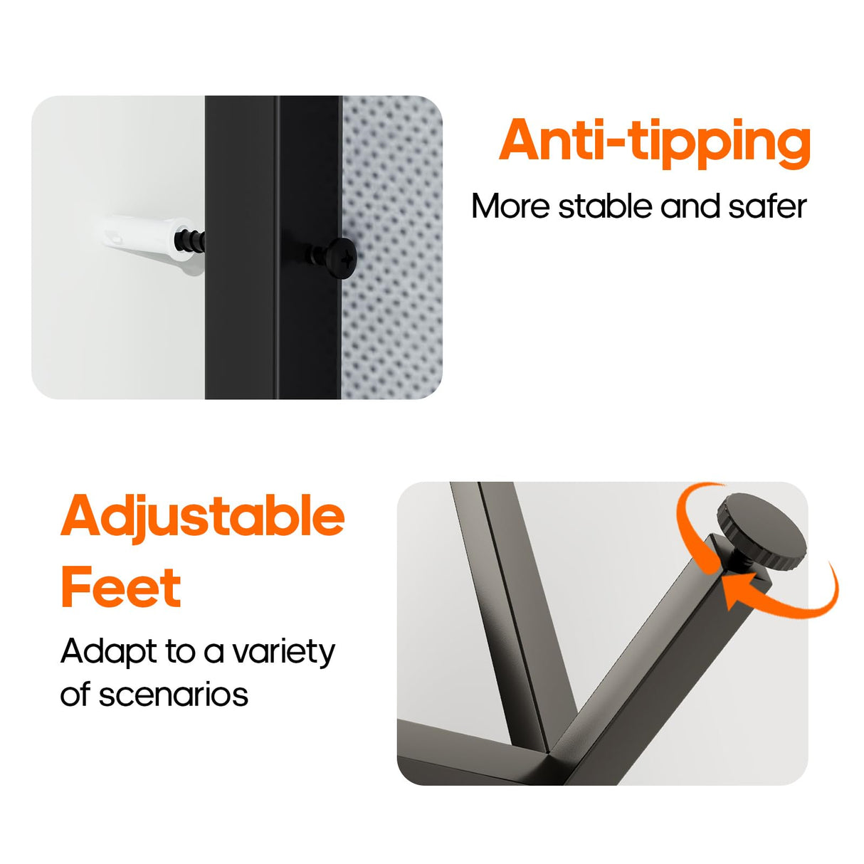 Famovoneer Garment Rack with Drawers & LED Light,Clothing Rack with Shelves,Tall Dresser with Hanging Rack for Apartment, Laundry Room, Bedroom Famovoneer