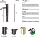 YOURLITE 28 Inch Floating Bathroom Vanity with Sink,White Modern Wall Mounted Bathroom Vanity and Tempered Glass Sink Combo with Mirror and Faucet and Pop-up Drain Set,Clear Boat Glass Sink YOURLITE