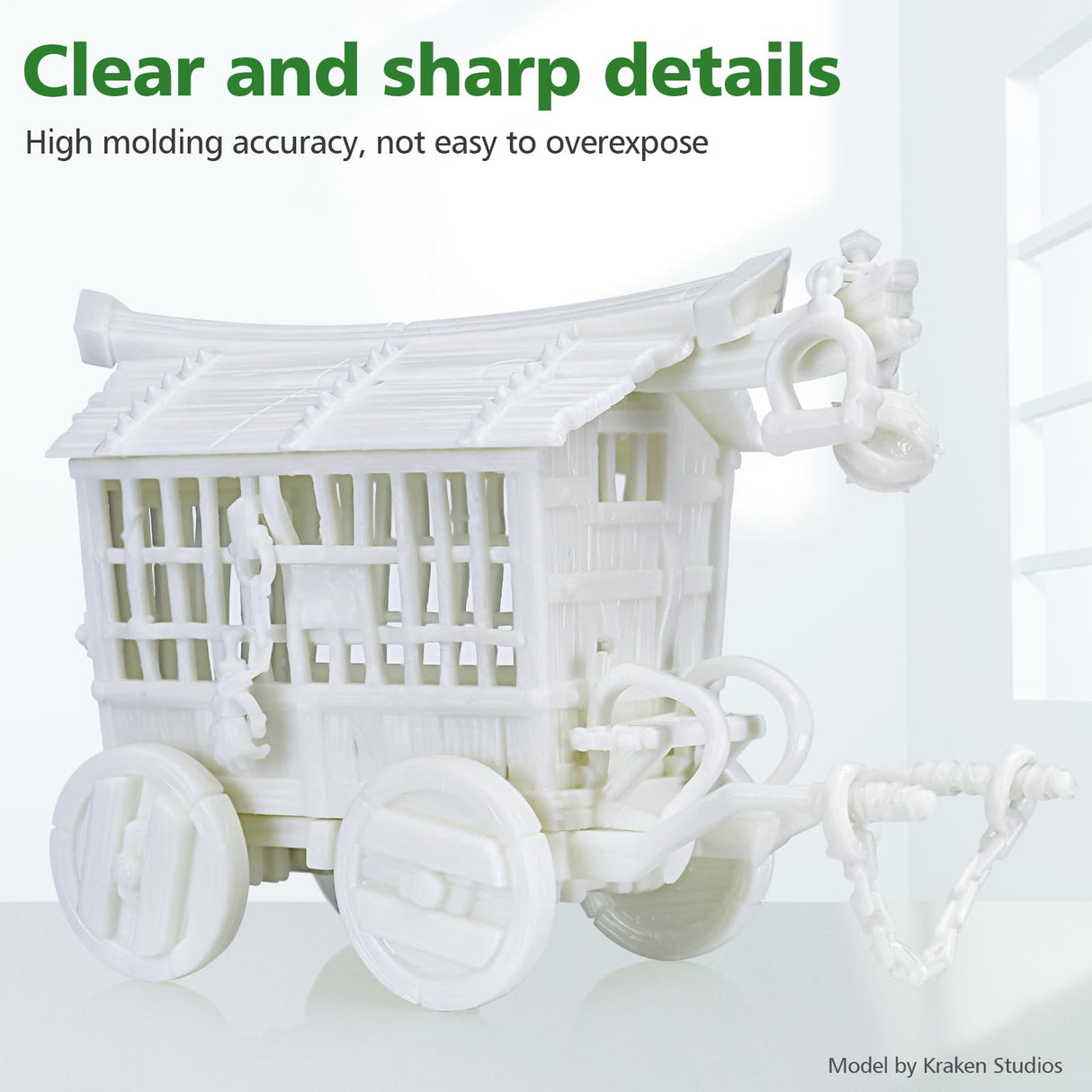 UniFormation 3D Printer ABS-Like Resin,for 3D Printer- Rapid UV Curing 405nm Standard Photopolymer Resin - High Hardness and Toughness, Low Odor and Low Shrinkage Suitable (X22 White, 1kg) Uniformation