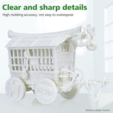 UniFormation 3D Printer ABS-Like Resin,for 3D Printer- Rapid UV Curing 405nm Standard Photopolymer Resin - High Hardness and Toughness, Low Odor and Low Shrinkage Suitable (X22 White, 1kg) Uniformation