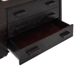 Harper & Bright Designs Low Loft Beds with Storage Drawers, Wooden Twin Loft Bed with Cabinet and Bedside Tray, Kids Loft Bed for Girls & Boys (Twin, Espresso) Harper & Bright Designs