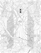 Mythogothica: Rose and Stone: A Romantasy Coloring Book WoodArtSupply