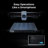 Creality K1C 3D Printer, 600mm/s Fast Speed Auto Leveling 3D Printers with AI Camera for 300°C Printing, Switchable Silent Mode Reliable Carbon Fiber 3D Printing 220 * 220 * 250mm Creality