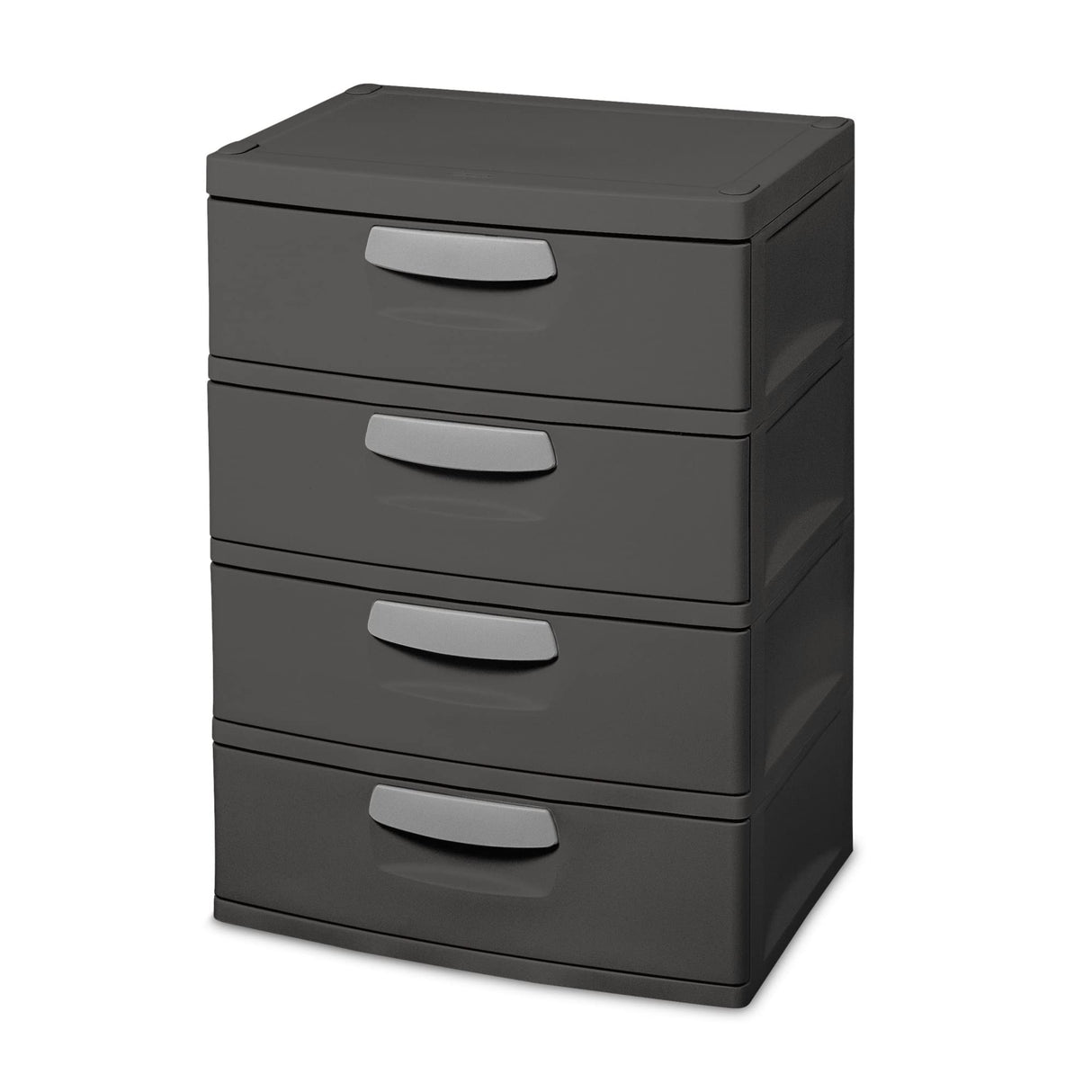 4 Drawer Unit Plastic (Color : Flat Gray) SZXL