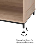 unipaws Heavy Duty Fish Tank Stand, 55-75 Gallon Aquarium Stand with Storage Cabinet, Metal Frame for Aquariums and Reptile Terrariums unipaws