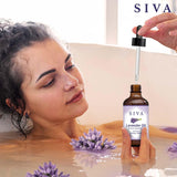 SIVA Lavender Essential Oil - 4 Fl Oz – Natural Lavender Oil - for Diffuser, Face, Skin Care, Aromatherapy, Hair Care, Scalp and Body Massage - with Dropper SVA ORGANICS