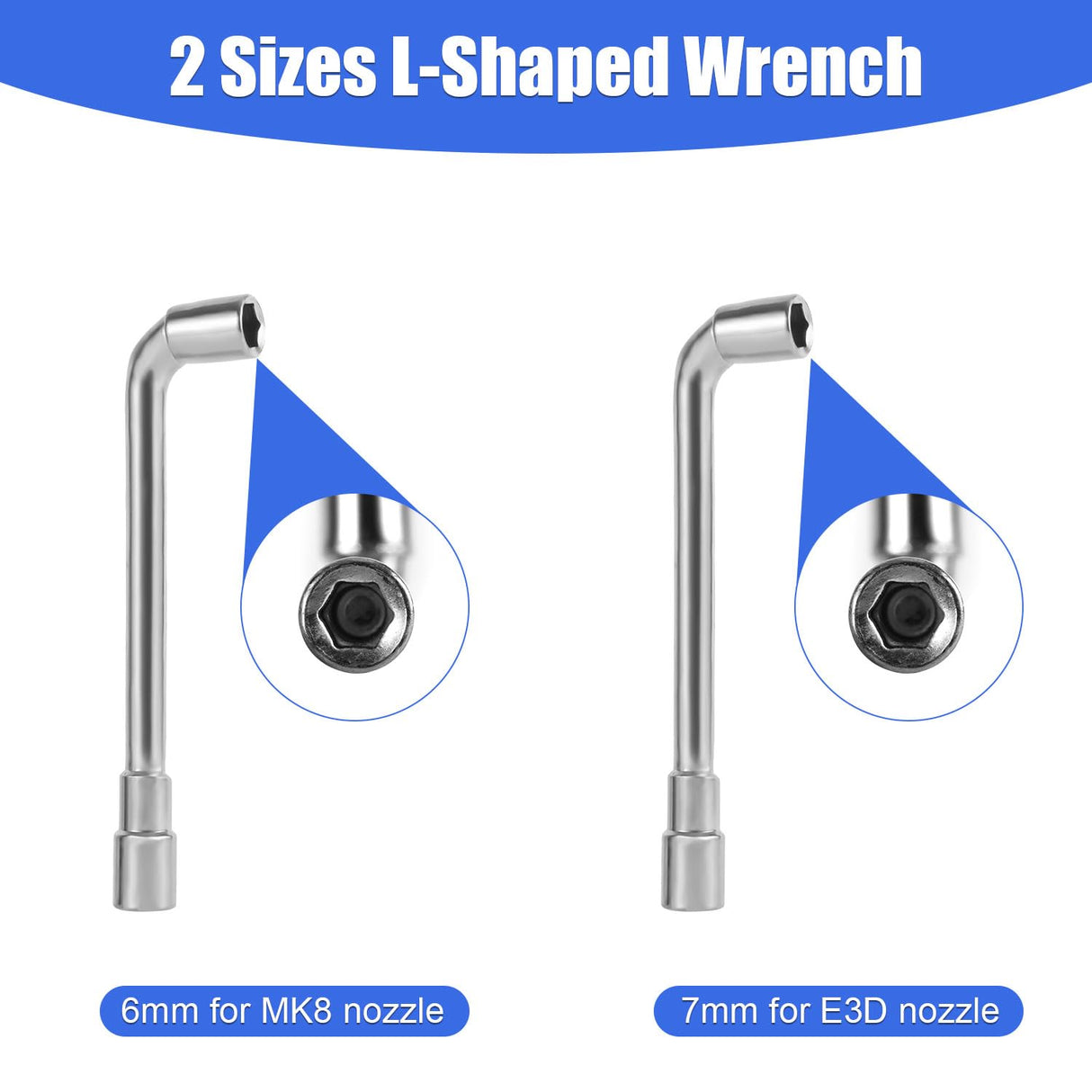 26pcs 3D Printer Nozzle Cleaning Kit, Including 20 Nozzle Cleaning Pins/Needles 2 Wire Brushes 2 L-Shaped Wrenches 2 Tweezers with Storage Box for Prusa 3D Printer Maintenance Accessories NQEUEPN