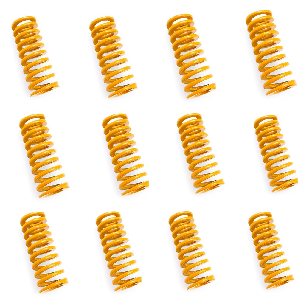 12Pcs 3D Printer Bed Springs 8mmx20mm, Ender 3 Bed Springs Compatible for Ender 3S,Ender 3 v2/Ender 3 Pro/Ender 3 Neo/Ender 3 Max neo,Ender 3 S1 /Ender 5, 3D Printer Bed Leveling, - WoodArtSupply