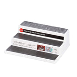 Copco Non-Skid 3-Tier Spice Pantry Kitchen Cabinet Organizer, 10-Inch, White/Gray Copco