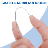 60 Pcs 3D Printer Nozzle Cleaning Kit, 3D Printer Nozzle Cleaner, 0.4 mm Nozzle Needle, Stainless Steel Cleaning Needles for 3D Printer Accessory Prasacco