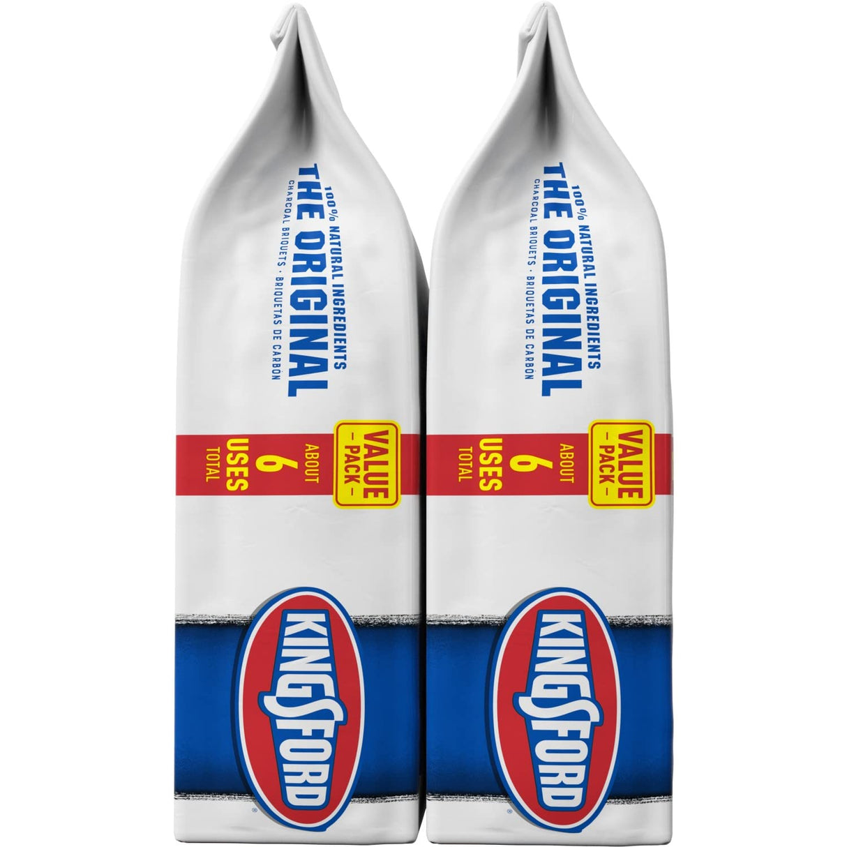 Kingsford Original Charcoal Briquettes, BBQ Charcoal for Grilling 12 Pounds Each (Pack of 2) (Package May Vary) Kingsford