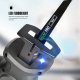 GALAX PRO 20V Cordless Reciprocating Saw, 0-3000RPM Variable Speed Power Reciprocating Saw with 4.0Ah Battery, 2pcs Wood Saw Blades & 1pcs Metal Saw Blade GALAX PRO