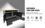 Garage Tool Storage Cabinet System with Wood Worktop, for Maintenance Rooms, Auto Repair Shops JZD