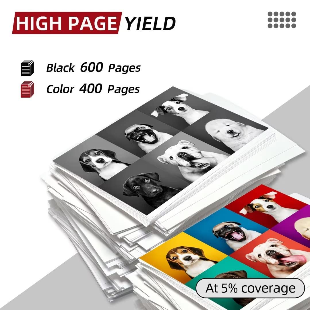 PG-240 XL/CL-241 XL Ink Cartridges Compatible for Canon 240XL 241XL Combo Pack for Canon PIXMA MG3620 MG3600 TS5120 MX472 Printer (1 Black,1 Color) OEGGOINK