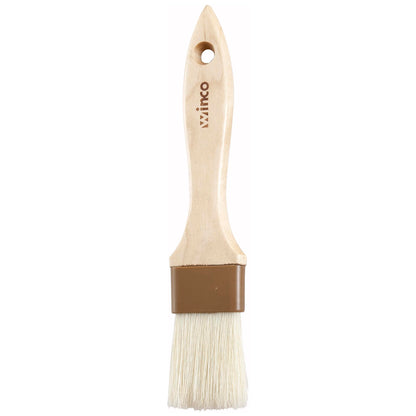 Winco Flat Pastry and Basting Brush, 1-1/2-Inch, Beige