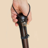 Custom Solid Wooden Walking Stick - Stylish Hand Carved Wooden Canes for Men - Unique Knob Cane (Nutcracker) Asterom