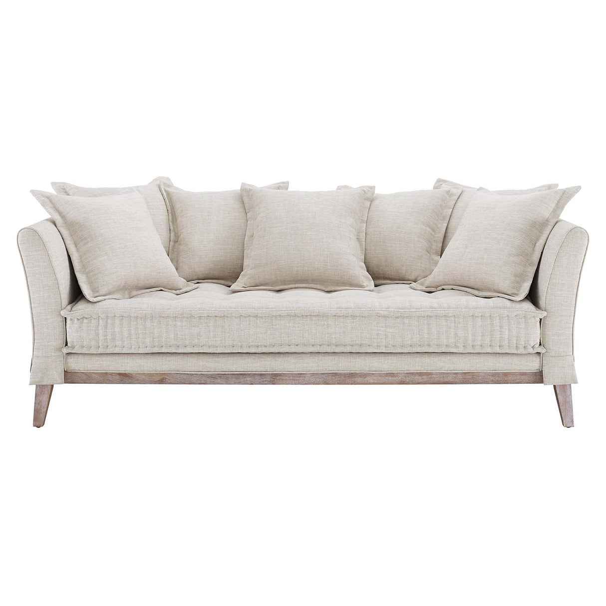 Modway EEI-4909-BEI Rowan Fabric Sofa, Beige Modway
